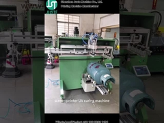 Логотип печатного принтера с кривой экраном для газового баллона