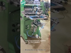 Печатный принтер с кривым экраном для печати логотипа для стеклянной бутылки